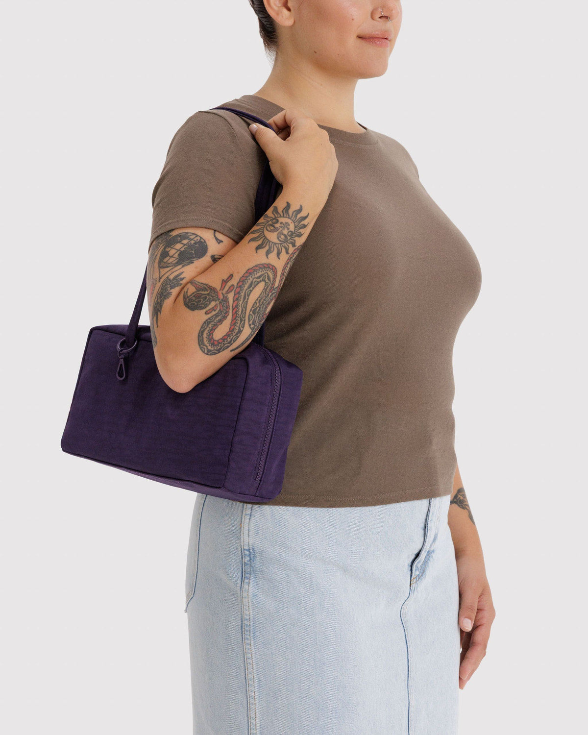 Nylon Bowler Bag Baggu