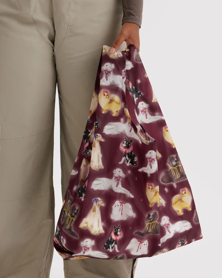 Standard Baggu Reusable Tote -  Fancy Dogs