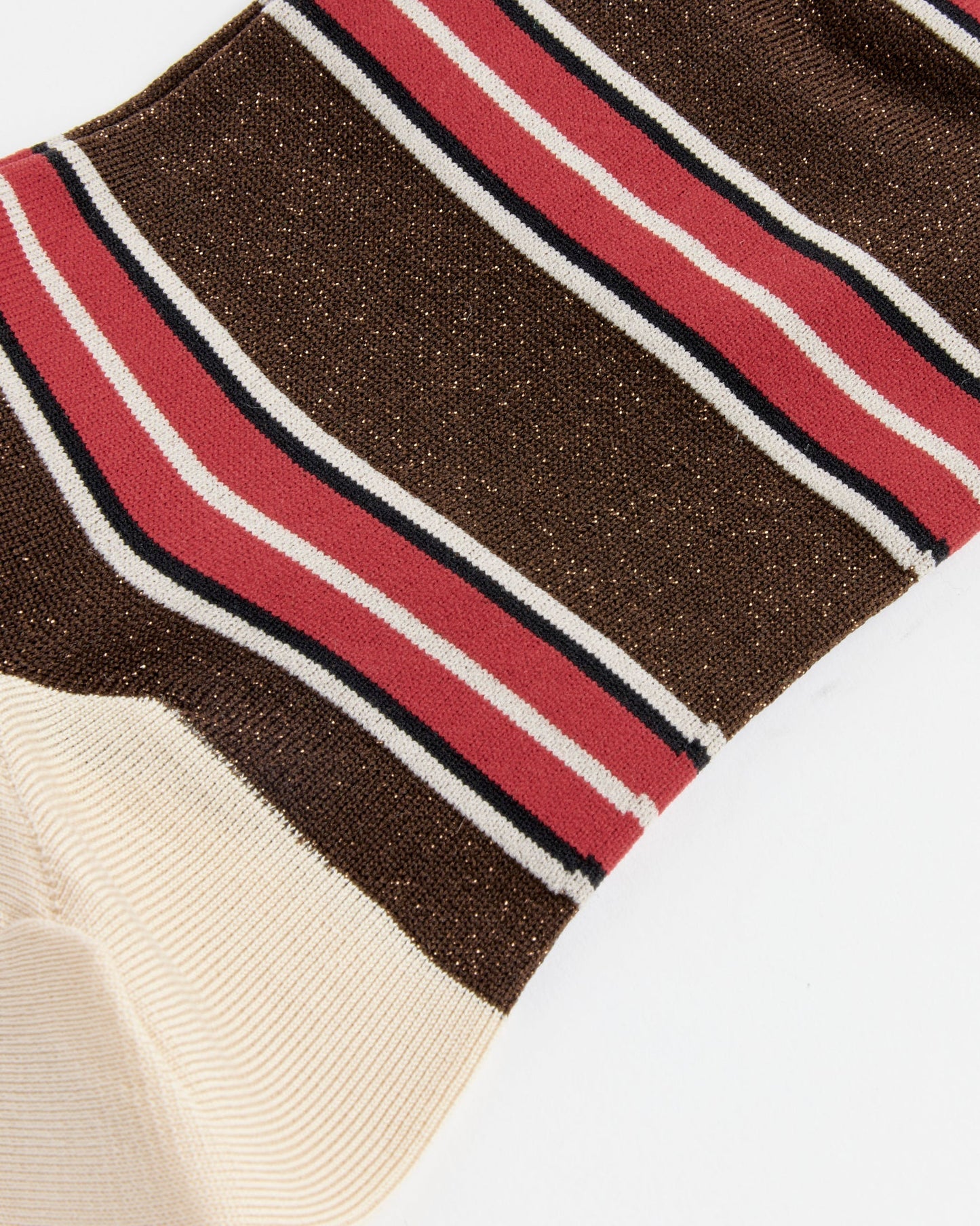 70's Stripe Crew - Brown