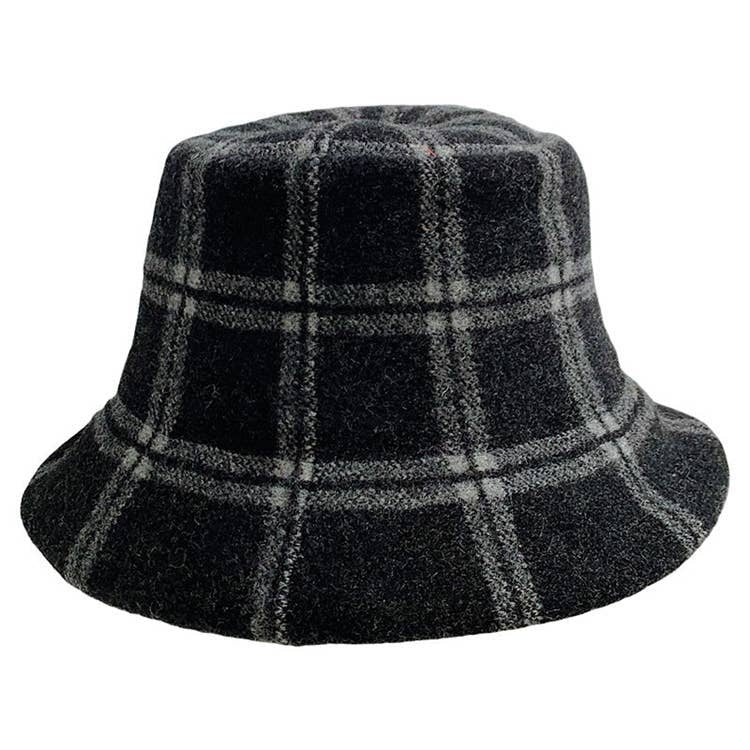 Wool Bucket Hat - Black