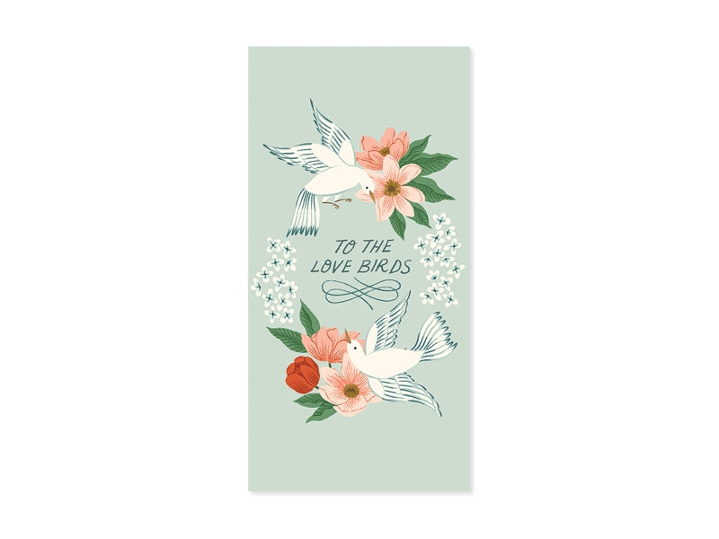 Love Birds Wedding & Engagement/Anniversary Pop-Up Card UWP Luxe