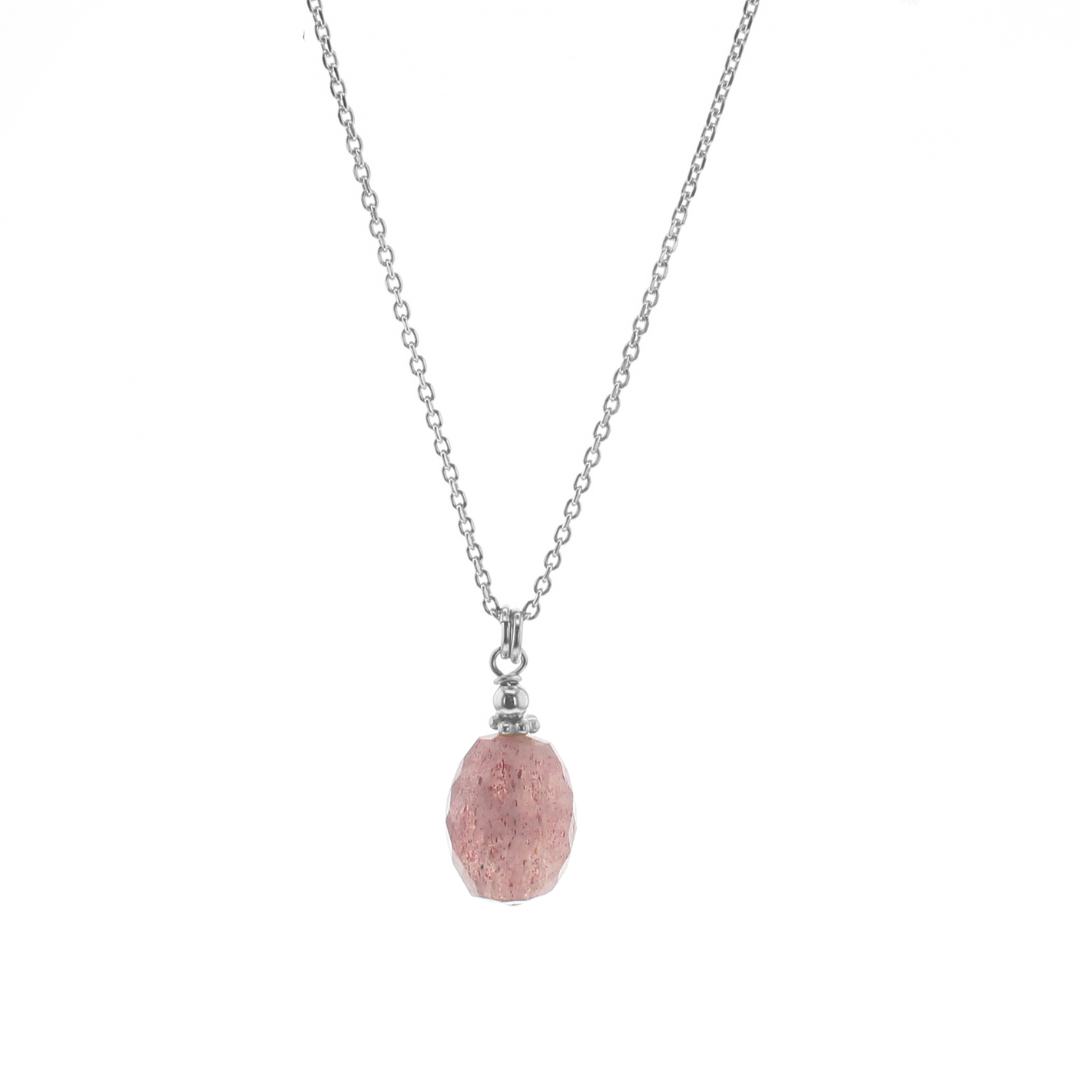 Royal Necklace with Cherry Quartz