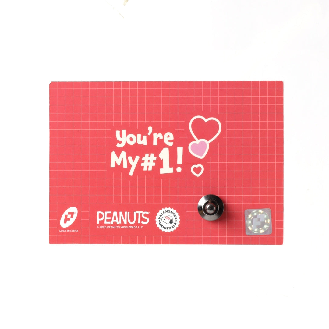 Lucy Valentines Day Single Girls Pin Card PINTRILL