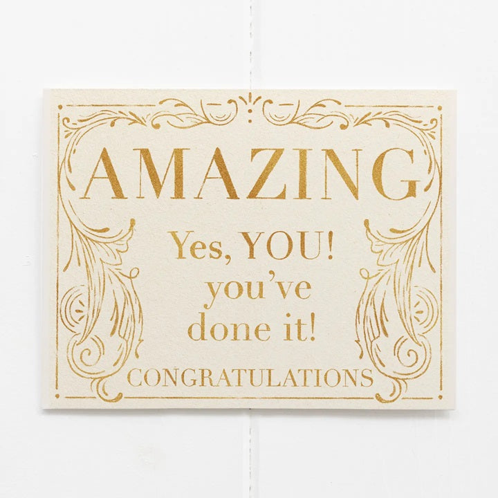 Congratulations Certificate Greeting Card
