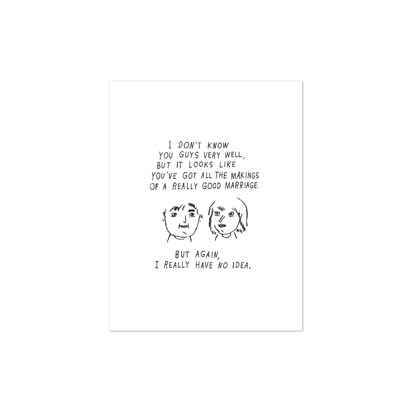 Marriage No Idea