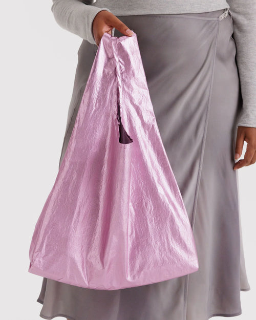 Load image 1 in gallery view. Standard Baggu - Blush Metallic