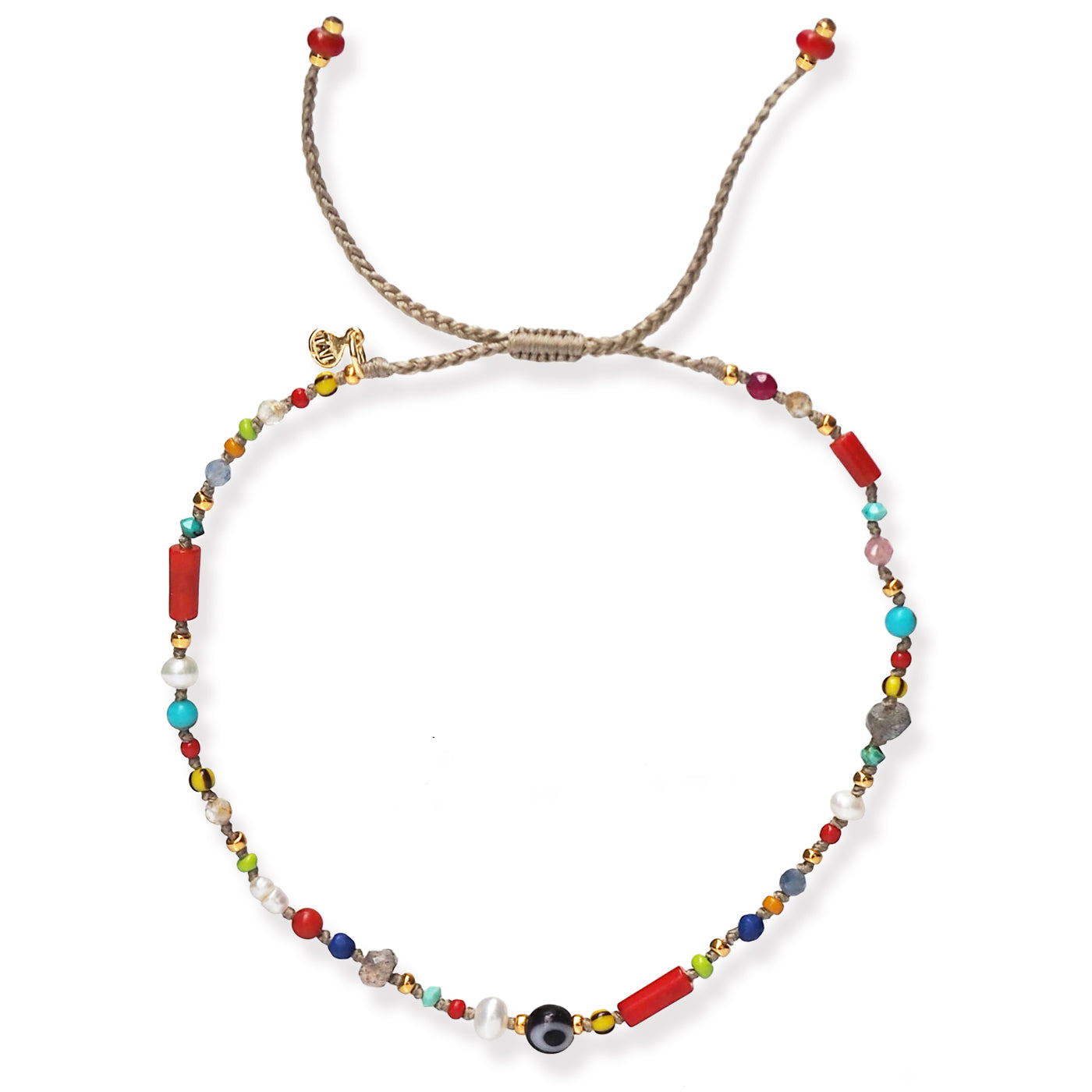 Handmade Beaded Bracelet with Multi Colored Beads