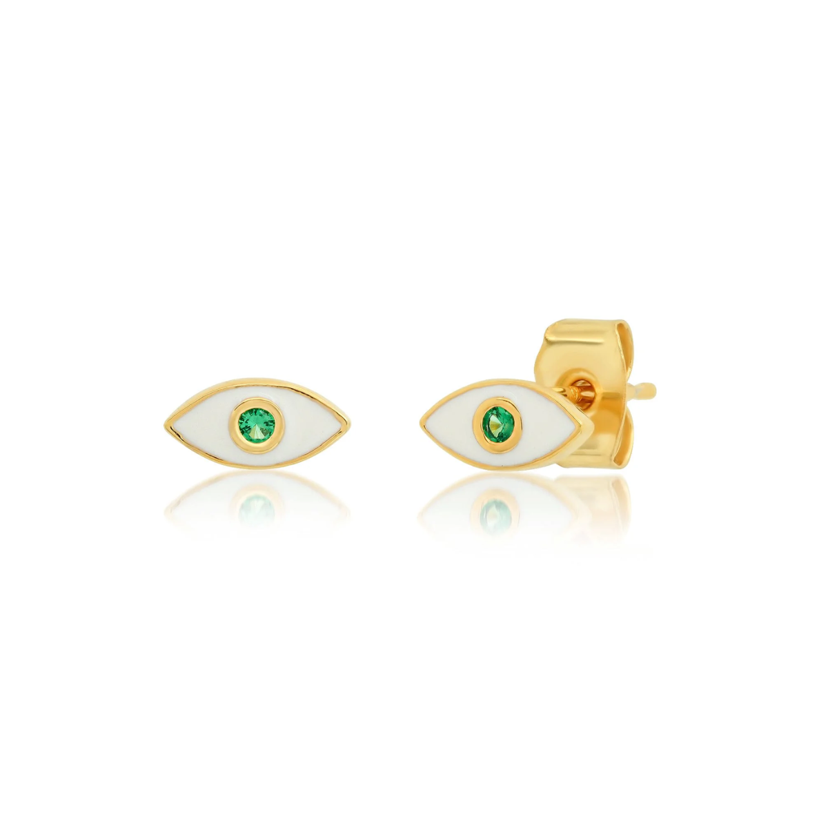 Enamel Evil Eye Stud Tai Jewelry