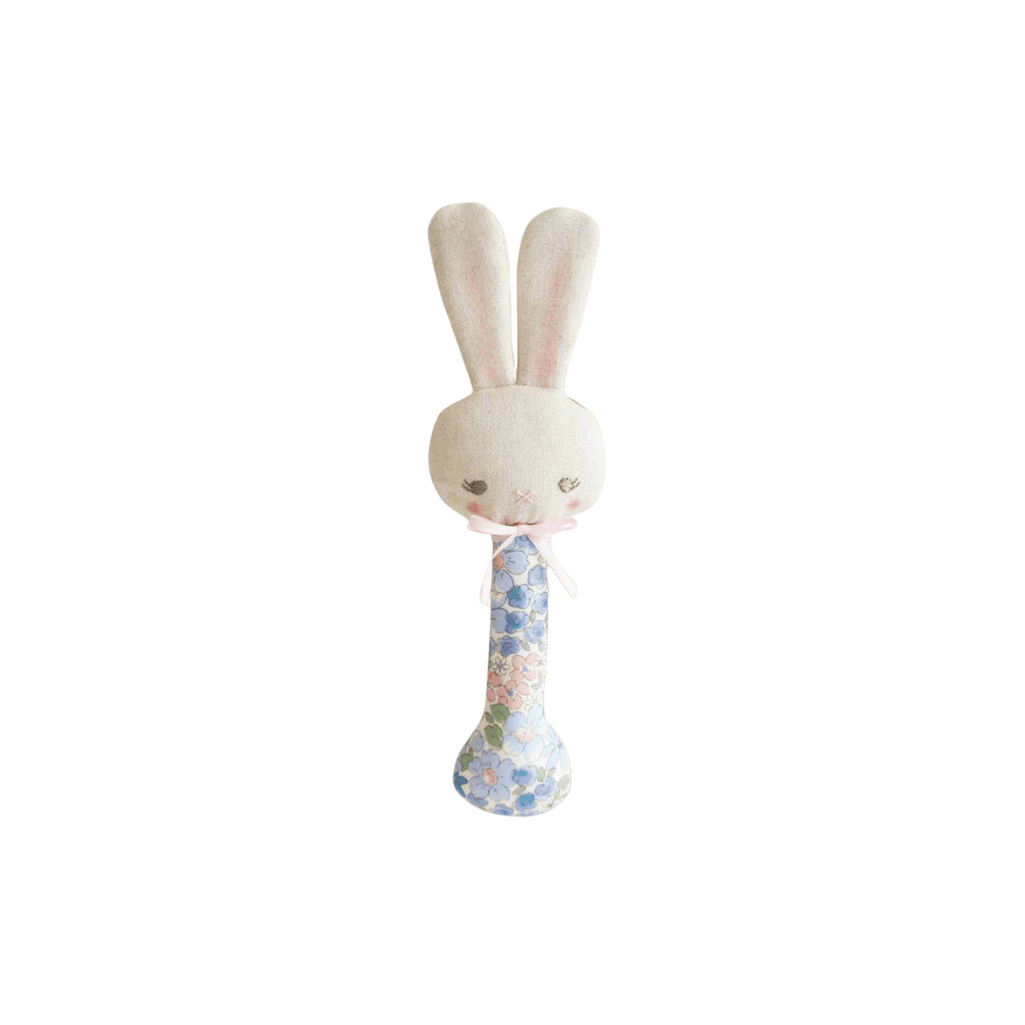 Baby Bunny Stick Rattle Lilly Blue