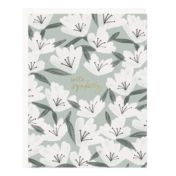 Sympathy Flowers Card