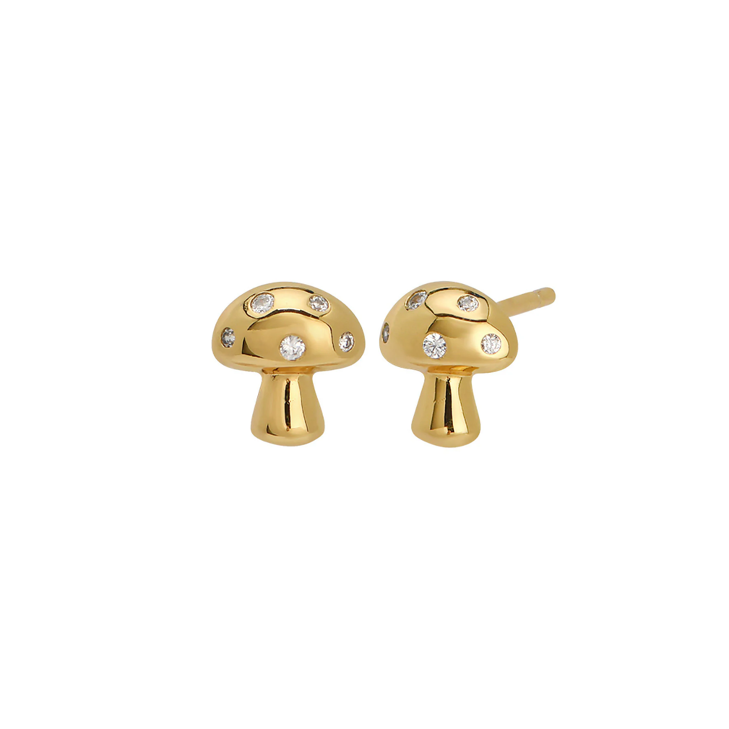 Lil Trip Mushroom Stud Earrings