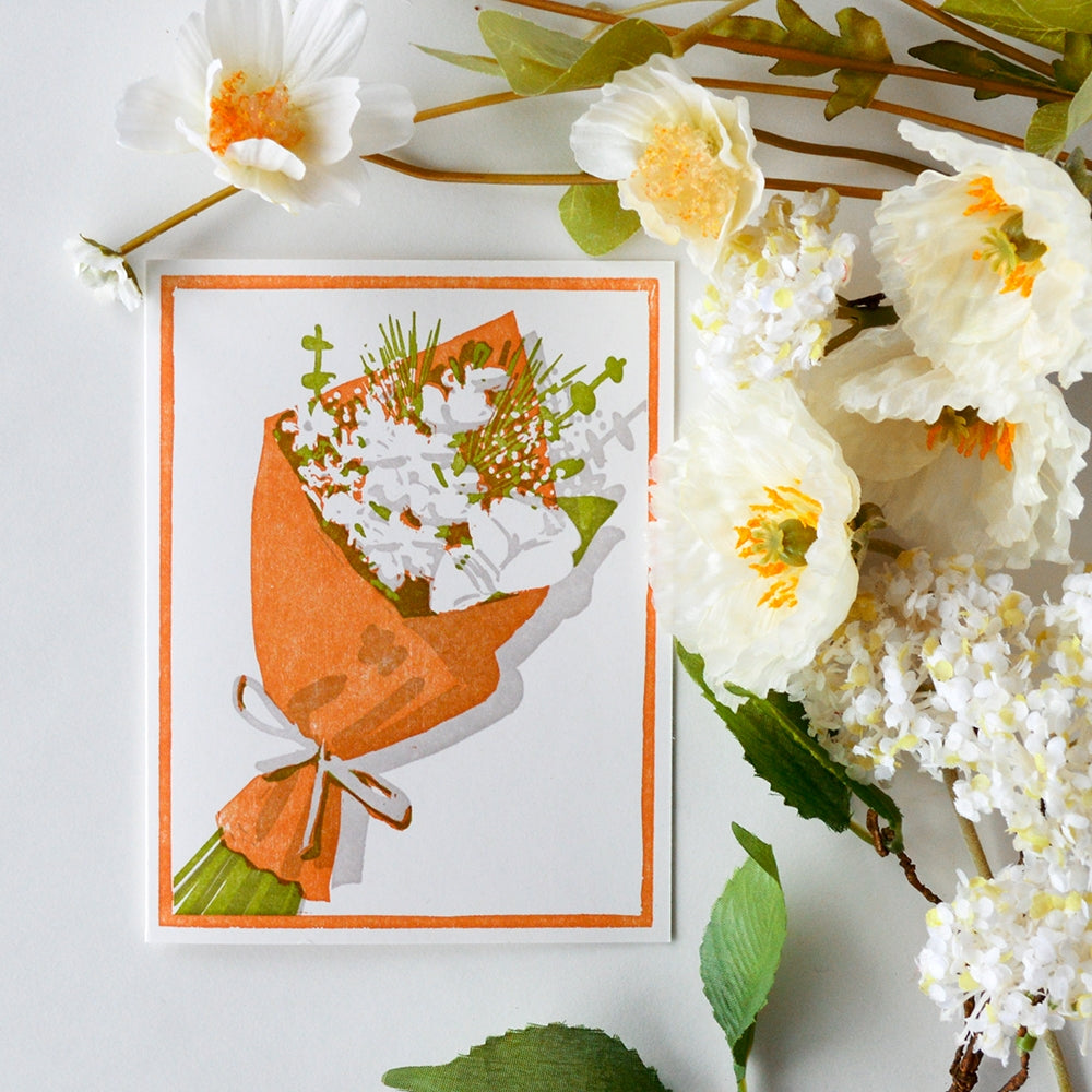 Brown Paper Bouquet Everyday Card