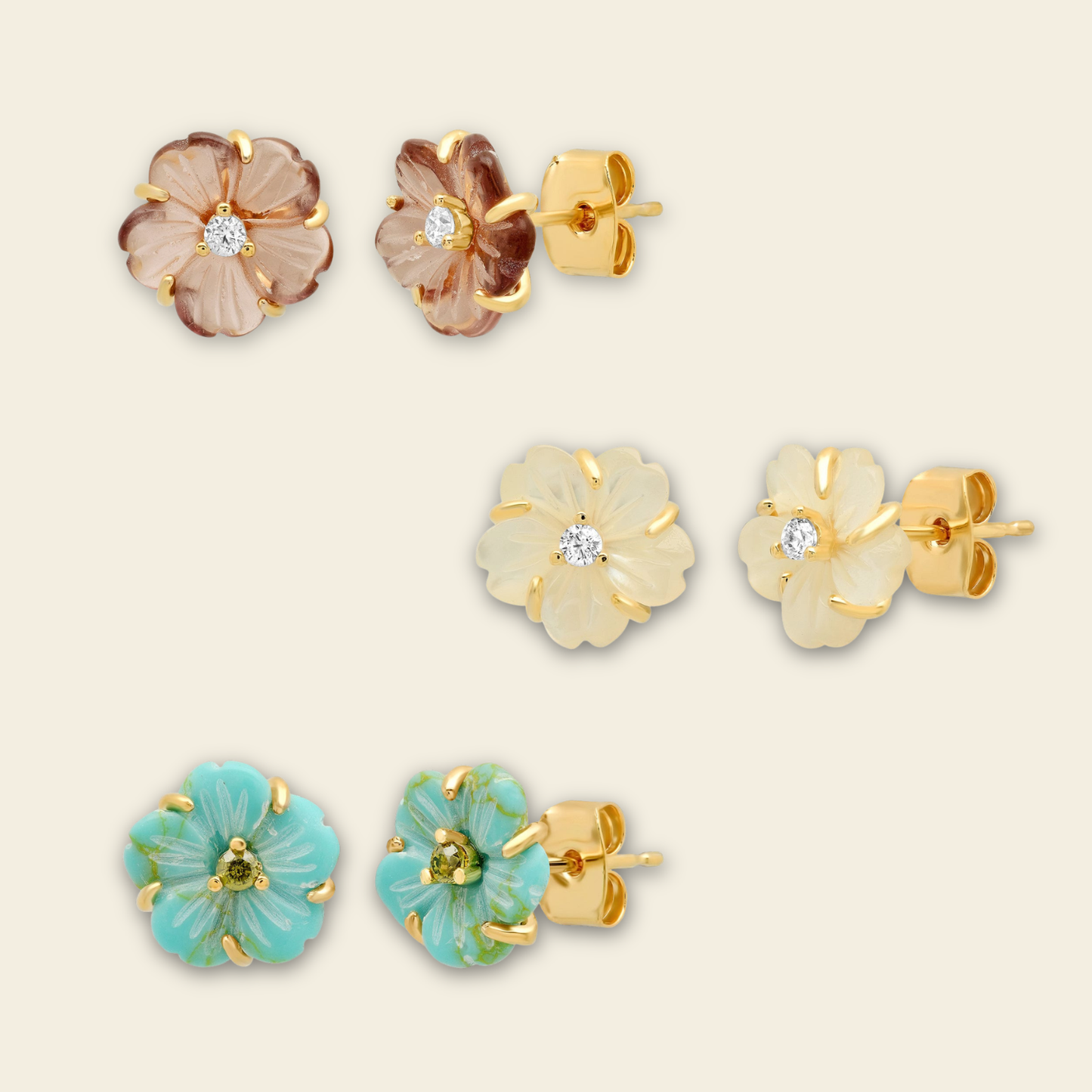 Flower Studs