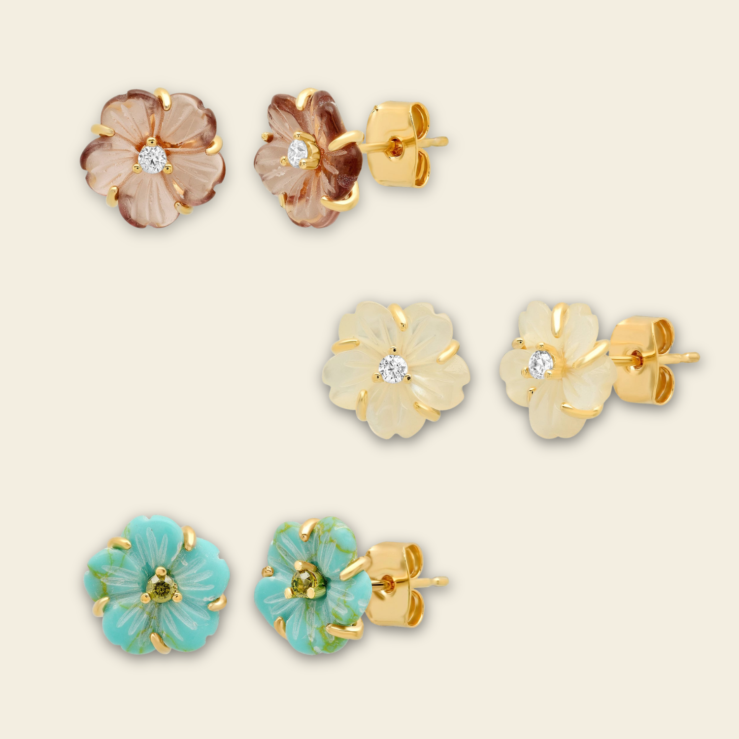 Flower Studs
