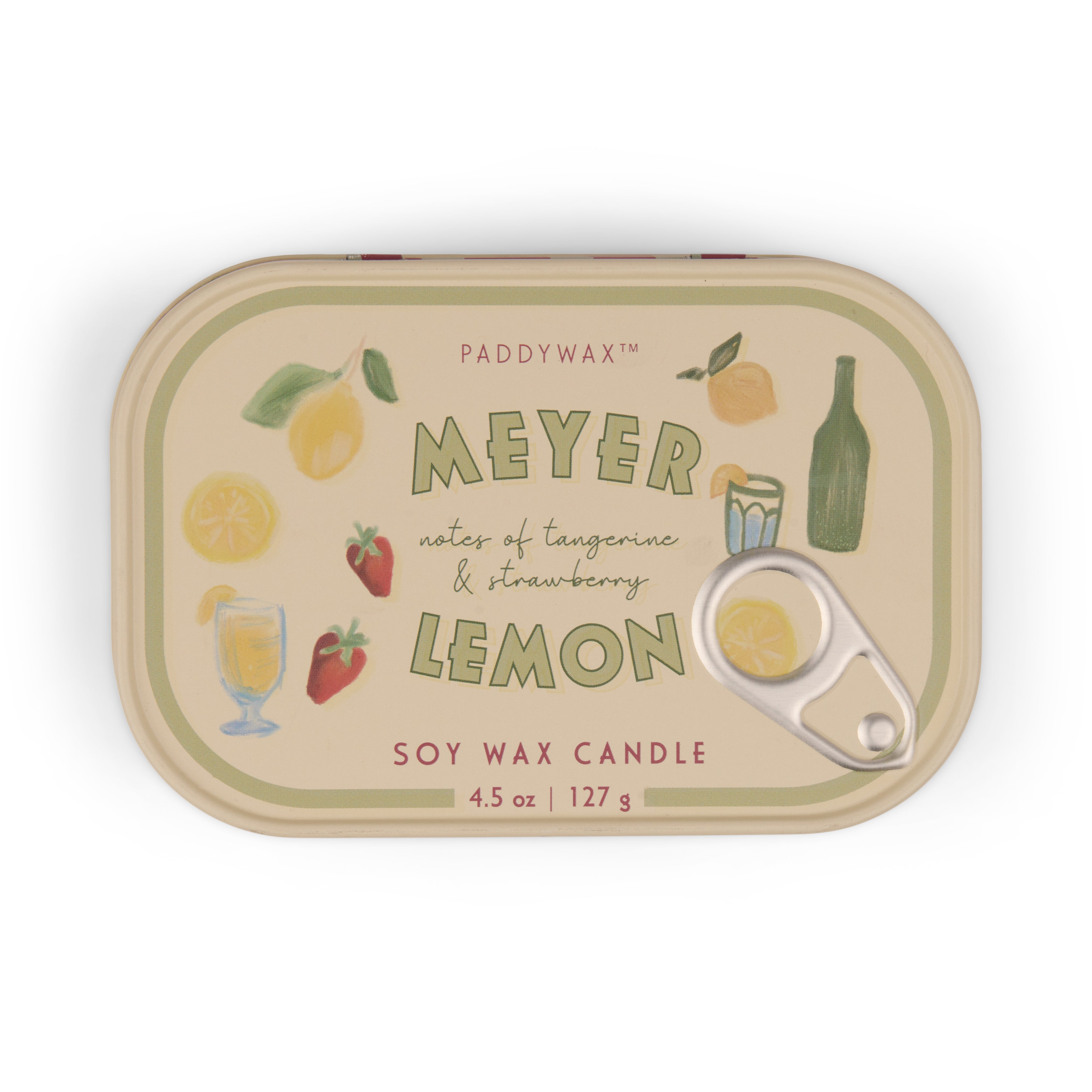 Bistro Tin 4.5 oz Candle - Meyer Lemon Paddywax