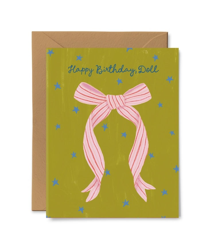 Happy Birthday Doll Card