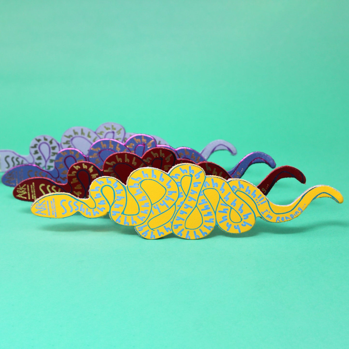 Snake Bookmark- Yellow