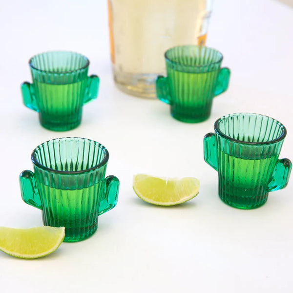 Cactus Shot Glasses Set/4