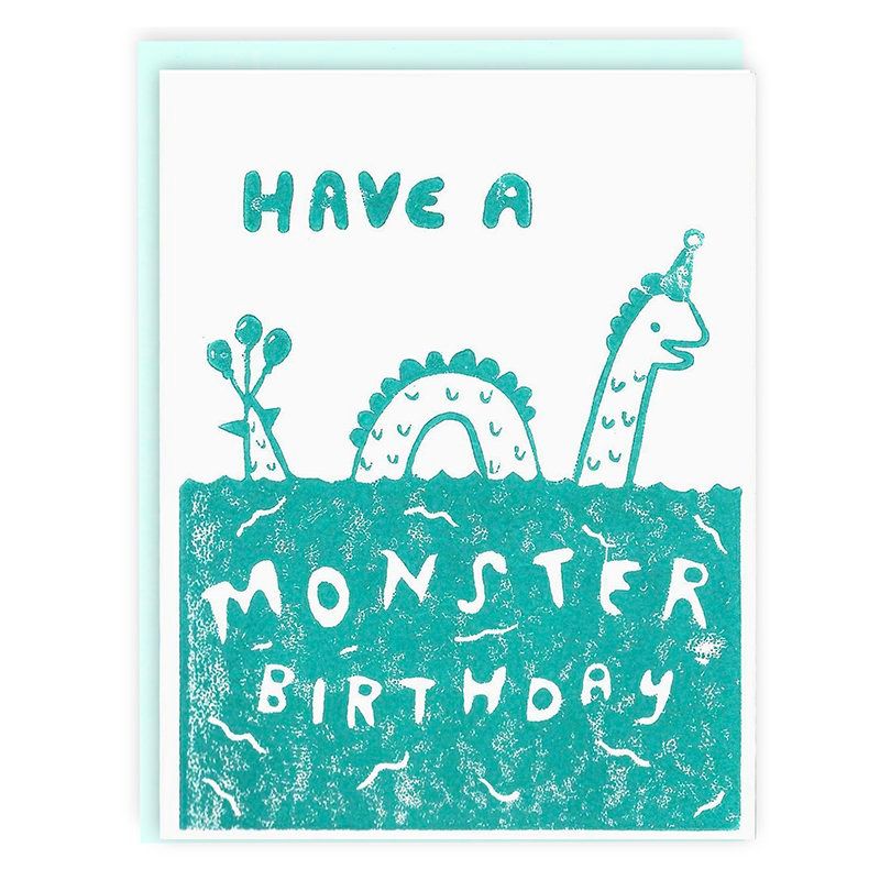 Monster Birthday Card