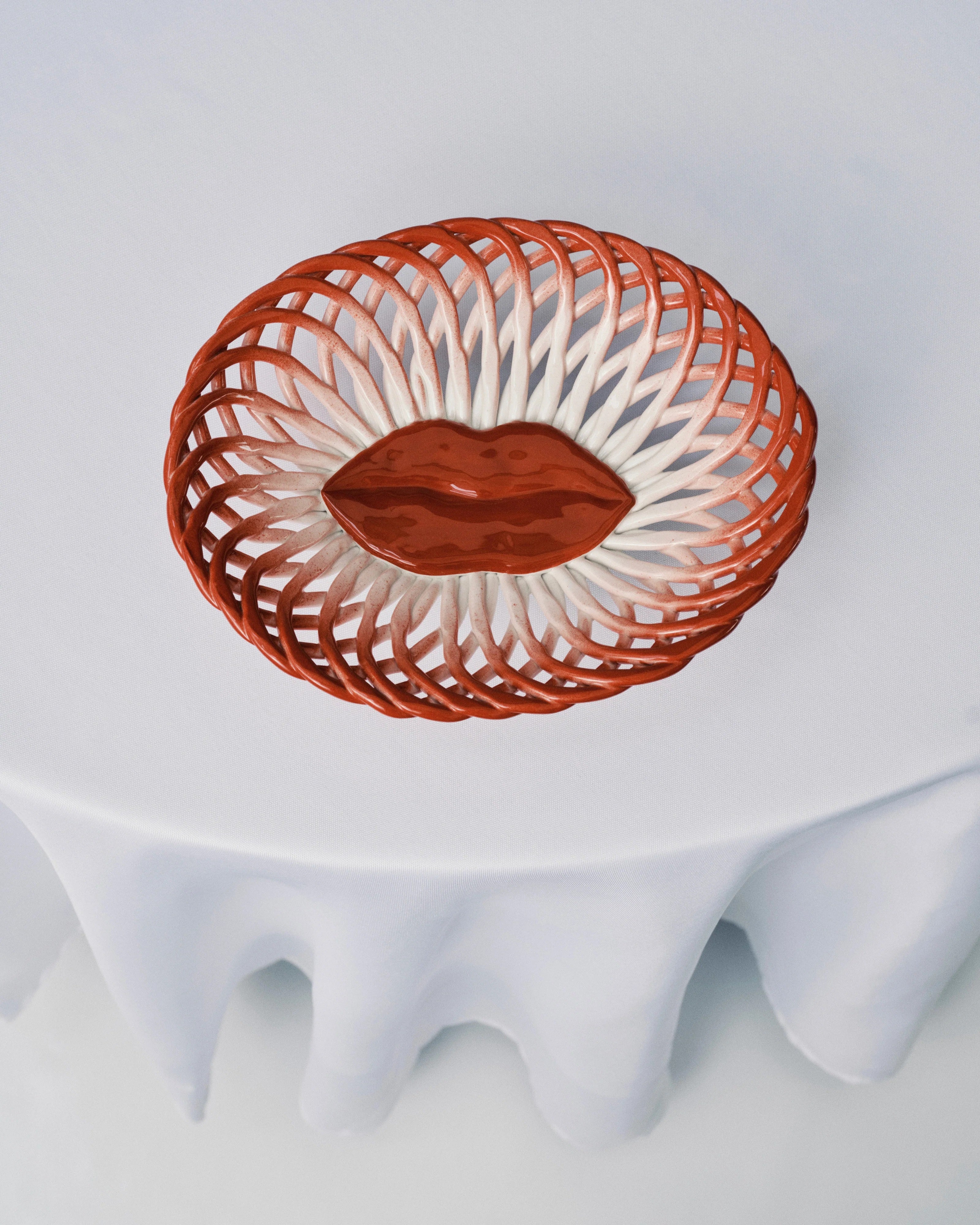 Handcrafted Earthenware Salvador Bread Basket Serax