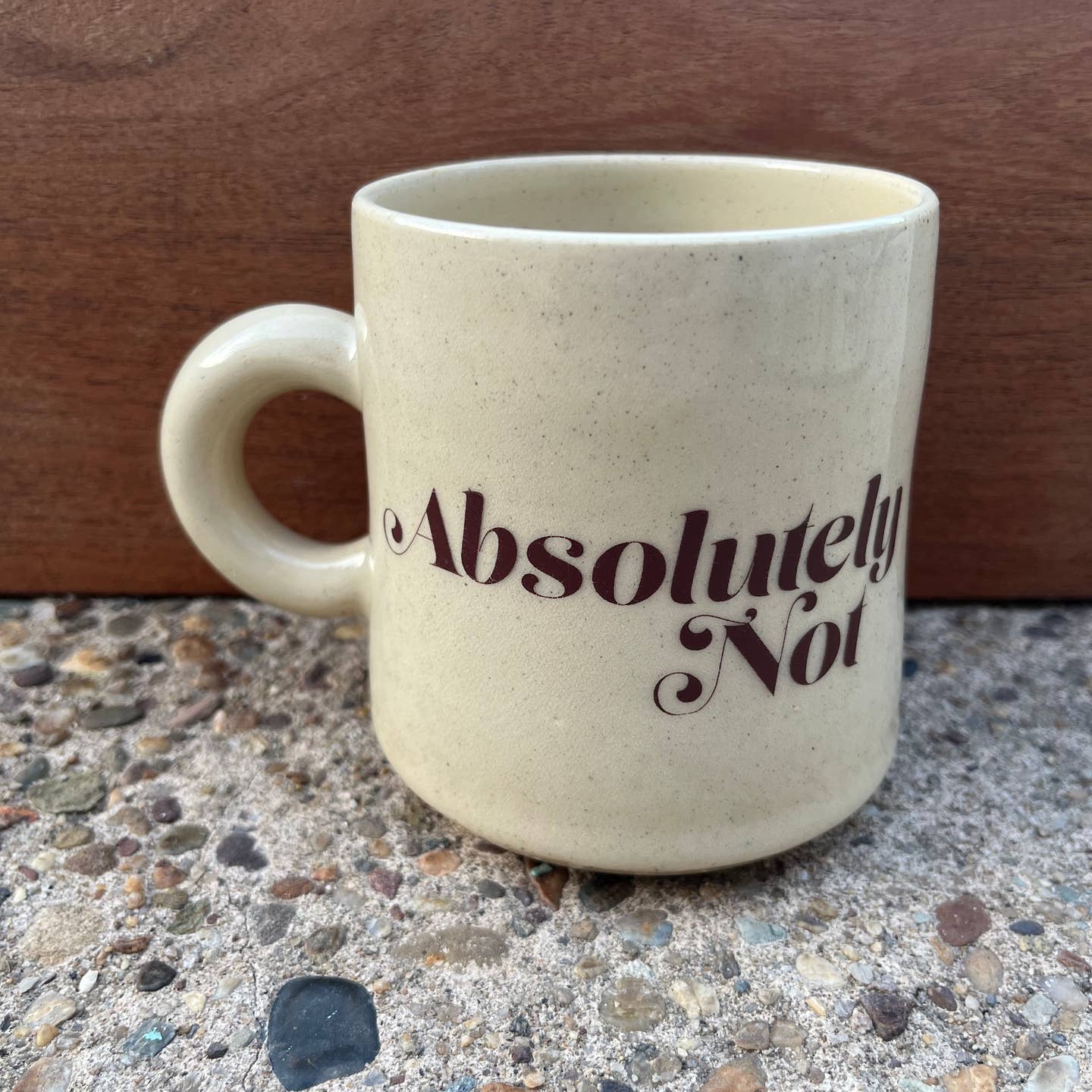 Mid-Century Mug - Absolutely Not