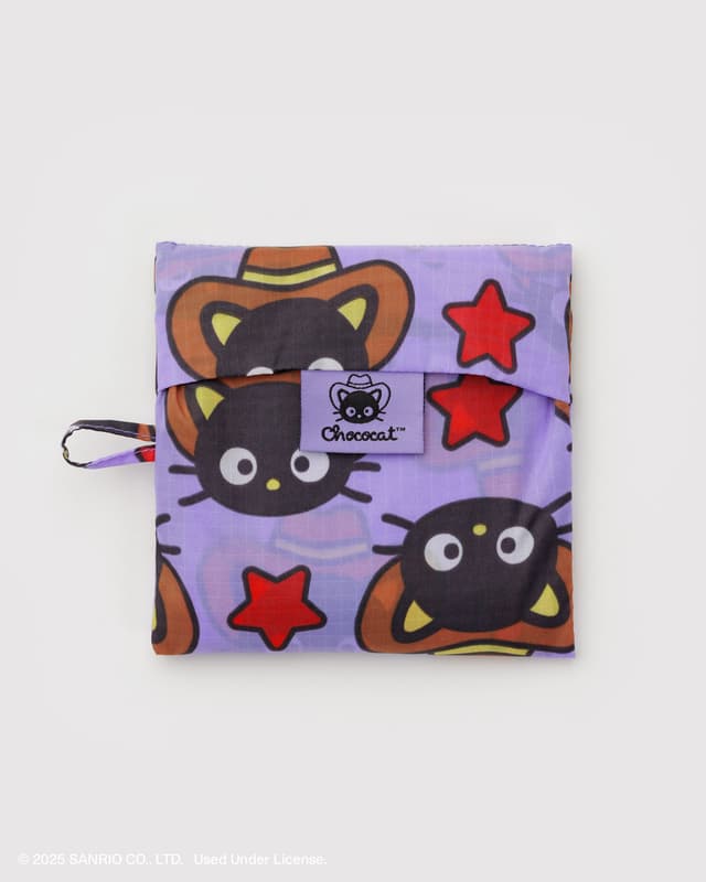 Standard Baggu Reusable Tote - Chococat Western