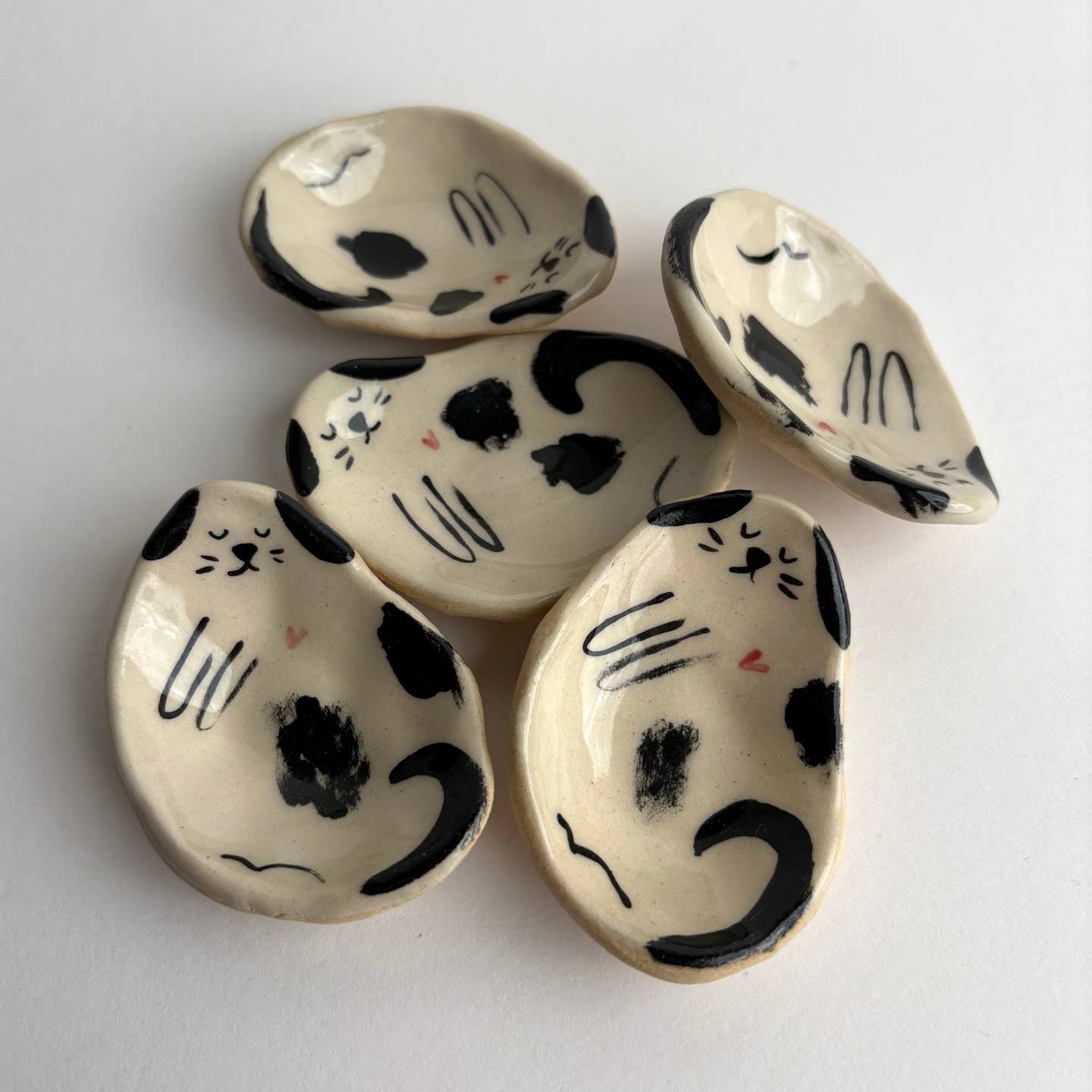 Tiny Handcrafted Ceramic Dog Dish