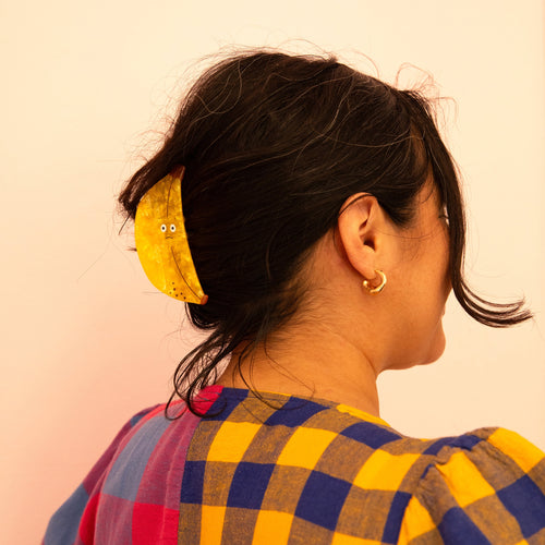Load image 1 in gallery view. Sad Banana - Hair Claw Carolyn Suzuki