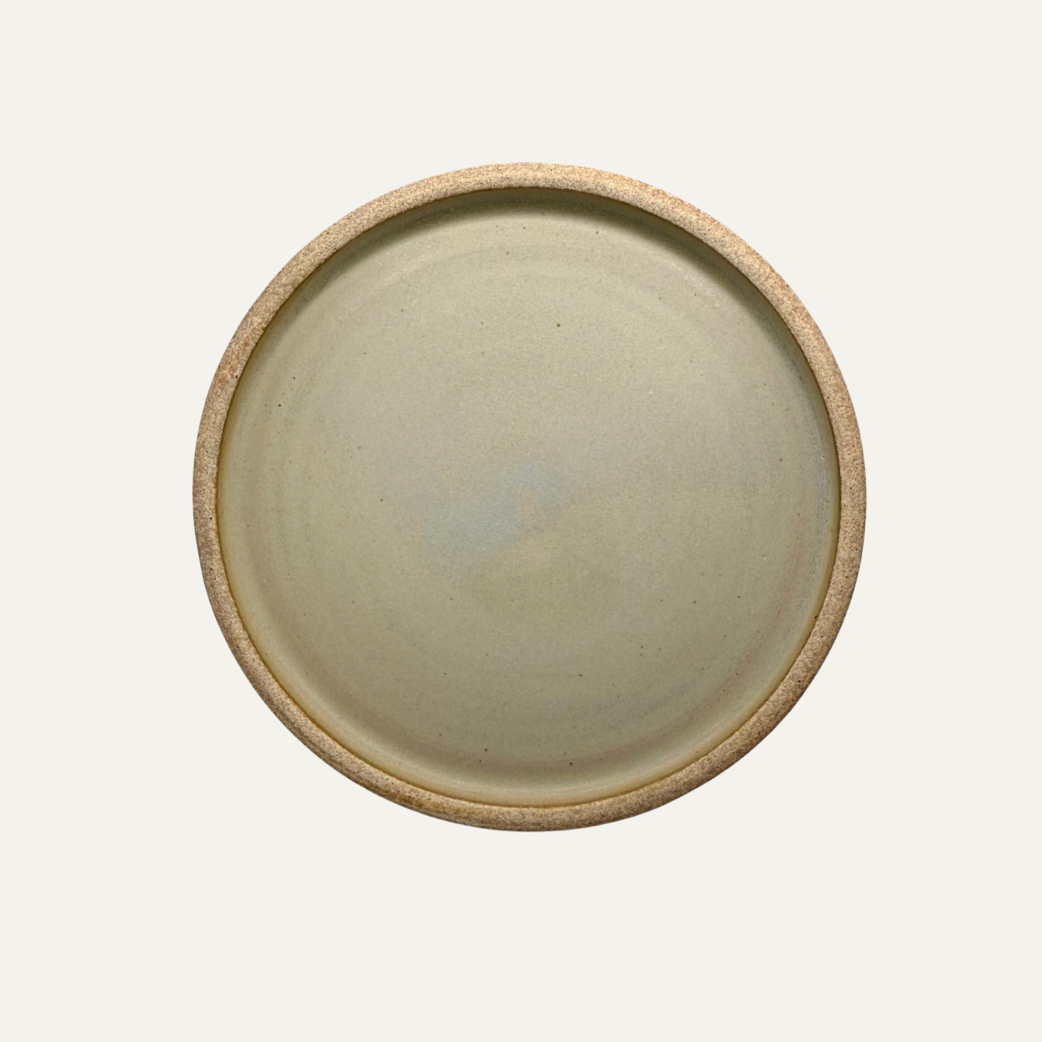 Matte Glazed Plate - 8" - Cream
