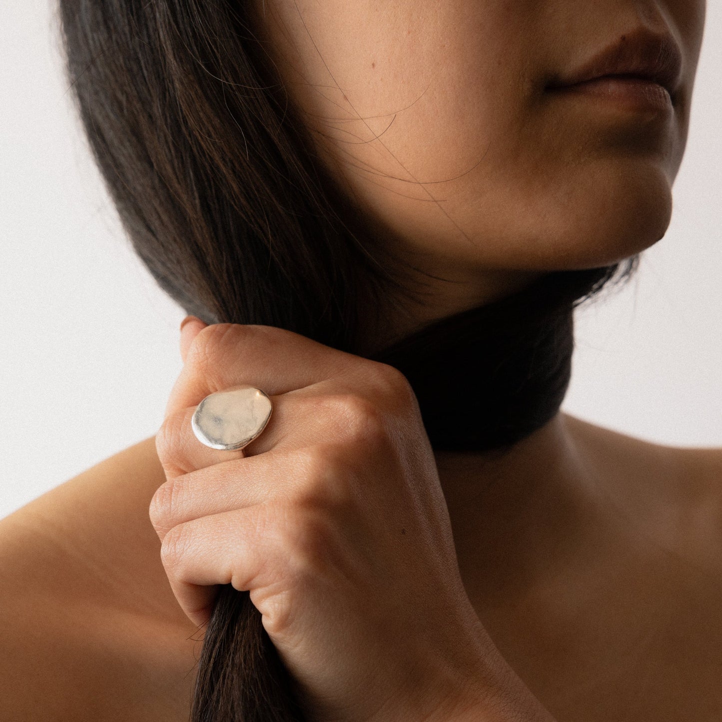 Terra Ring- Silver - Size 7