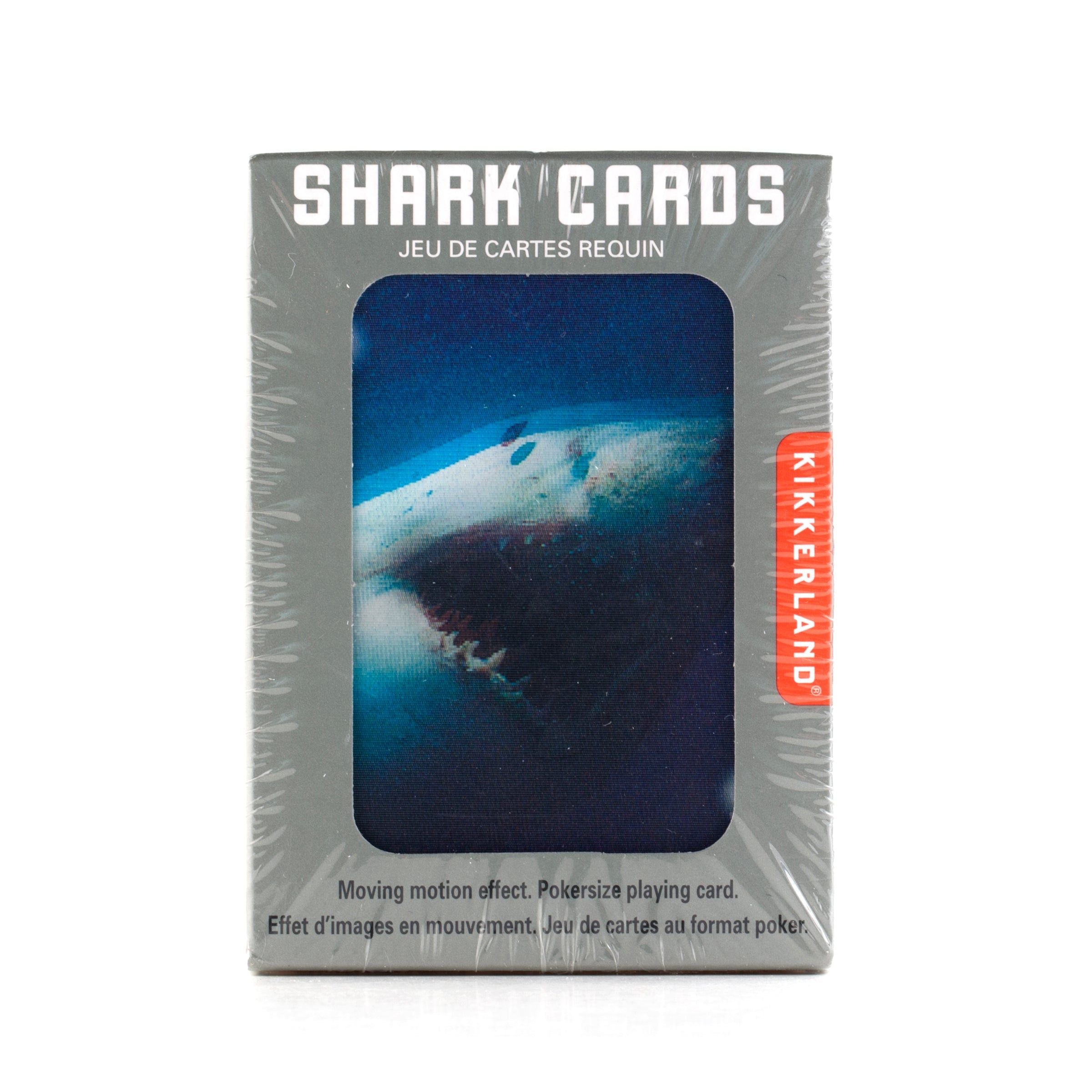 3D Shark Playing Cards