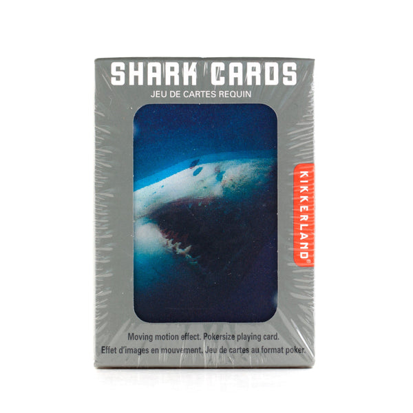 3D Shark Playing Cards