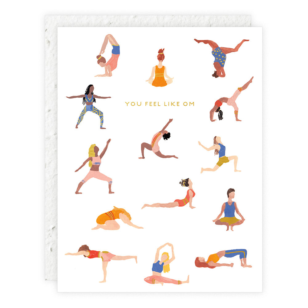 Feel Like Om Friendship Card Seedlings