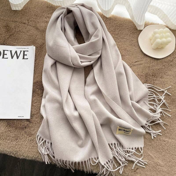 Oversized Scarf  - Light Grey