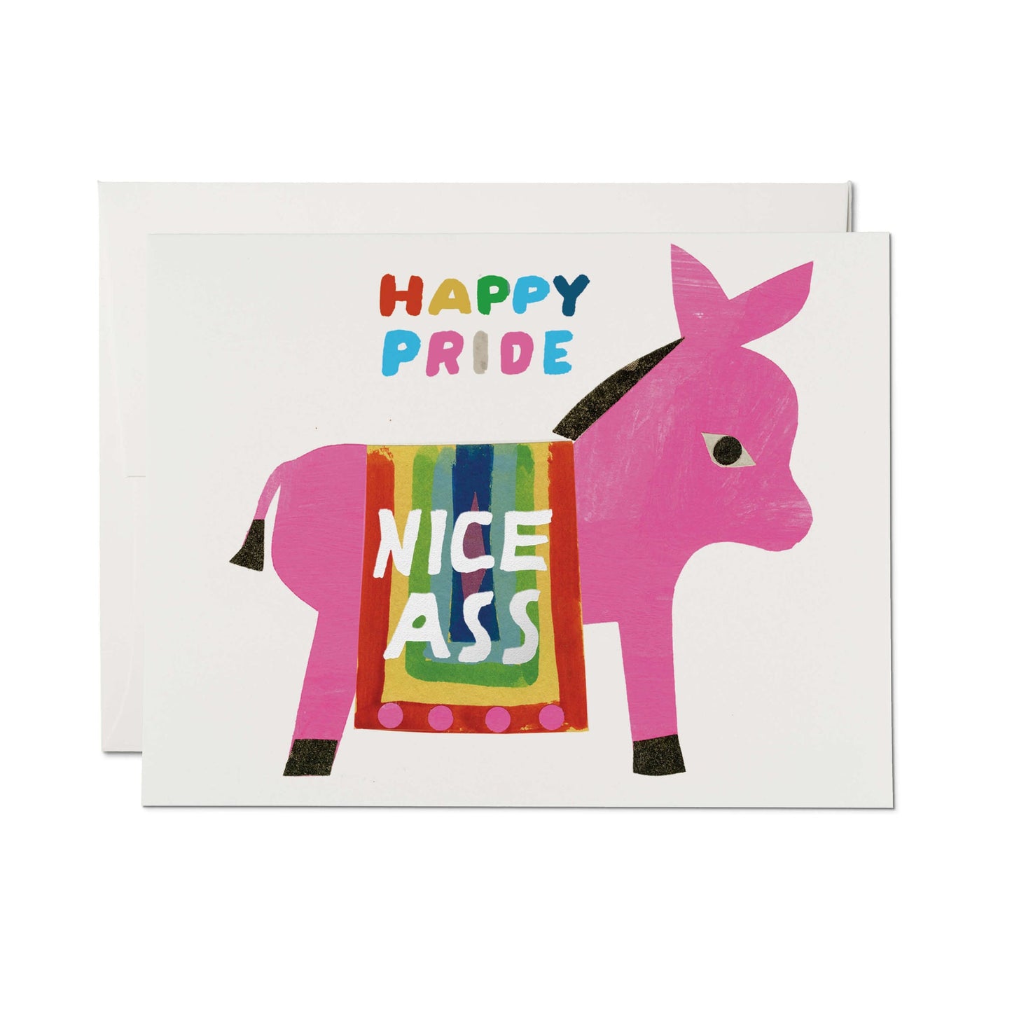 Nice Ass FOIL Pride Card