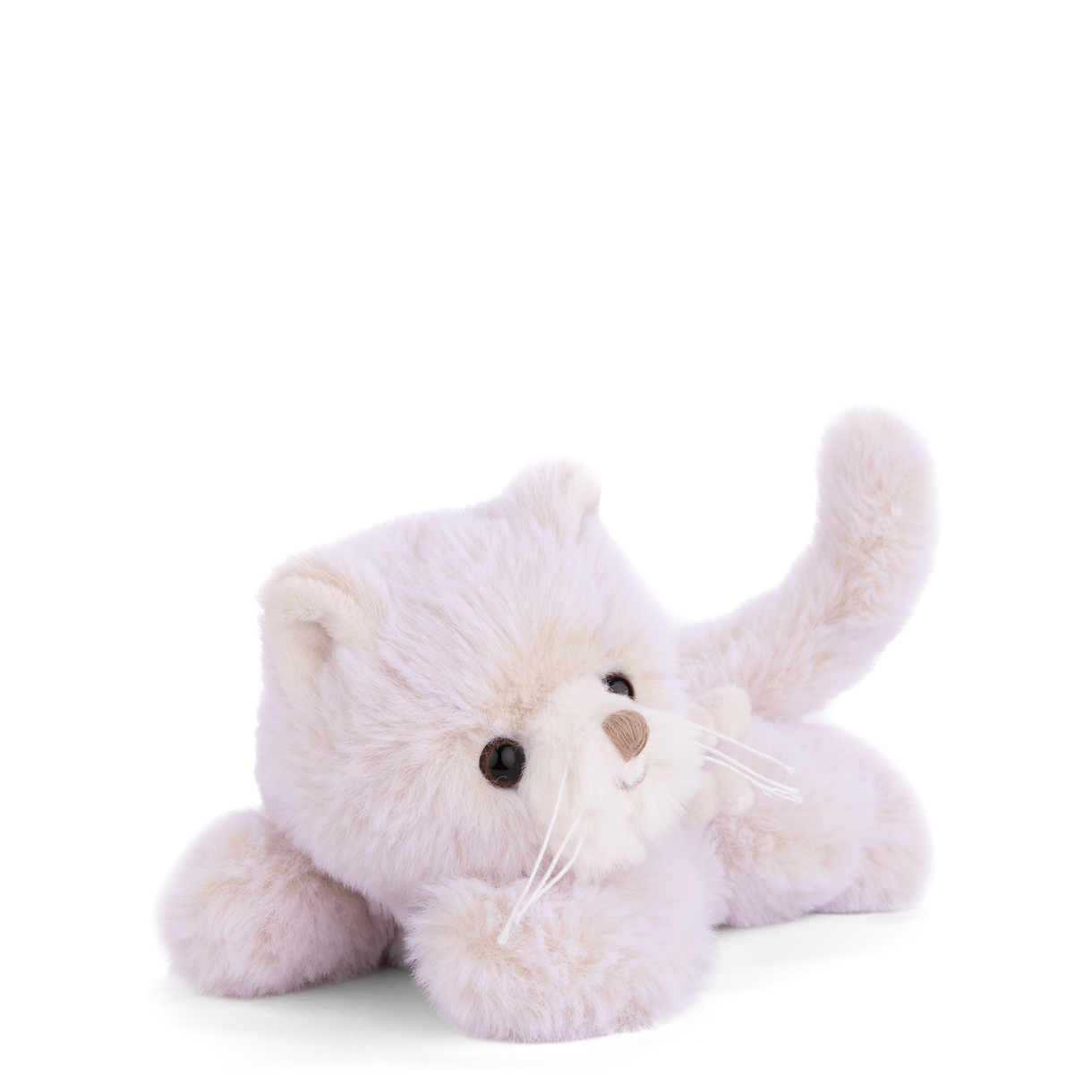 Cozy Cat Plush - White