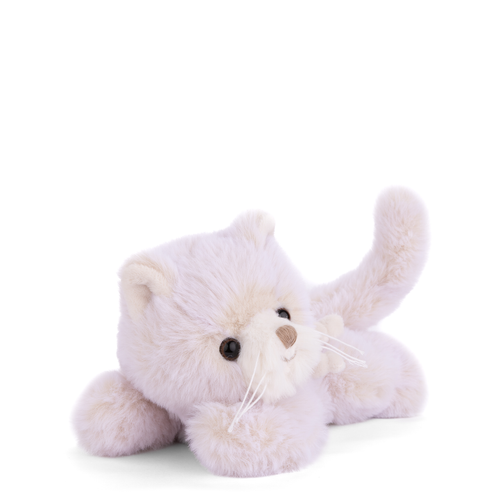 Load image 1 in gallery view. Cozy Cat Plush - White