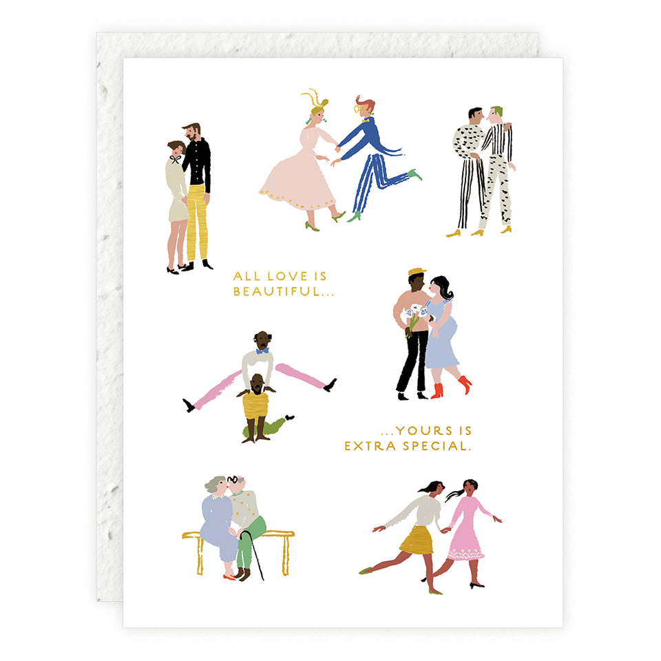 All Love Is Beautiful - Wedding/Engagement Card