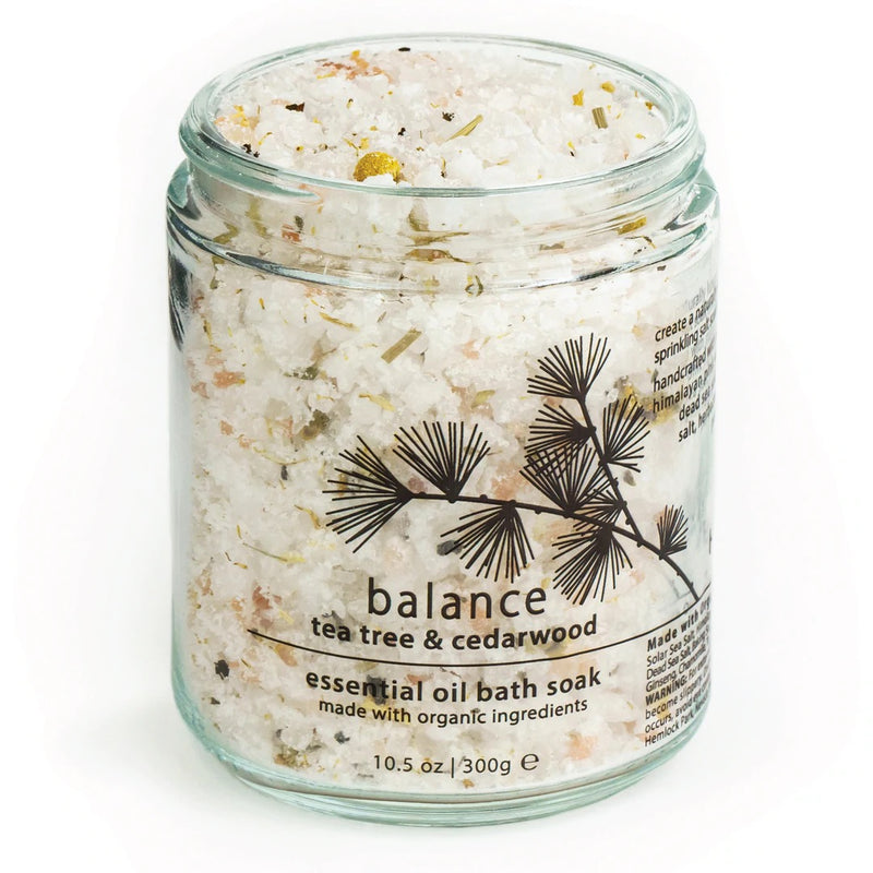 Essential Oil Bath Soak - BALANCE | Tea Tree & Cedarwood