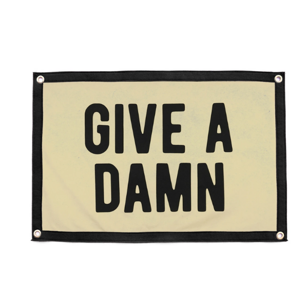 Give a Damn Camp Flag