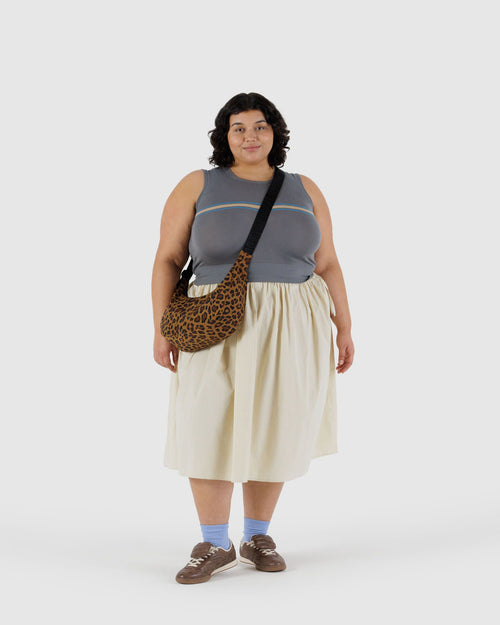 Load image 1 in gallery view. Medium Nylon Crescent Bag