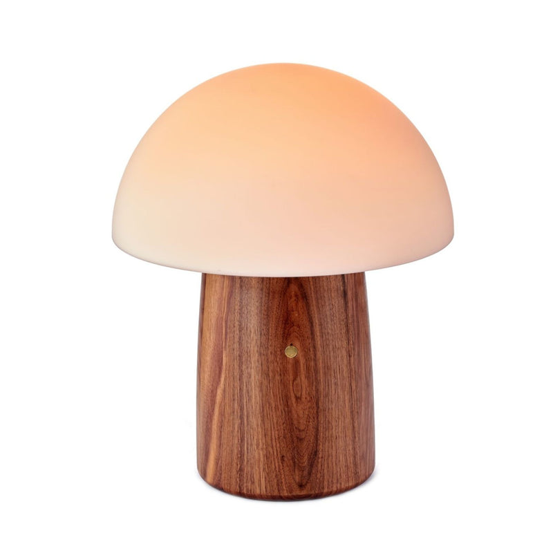 Large Alice Mushroom Lamp - Walnut