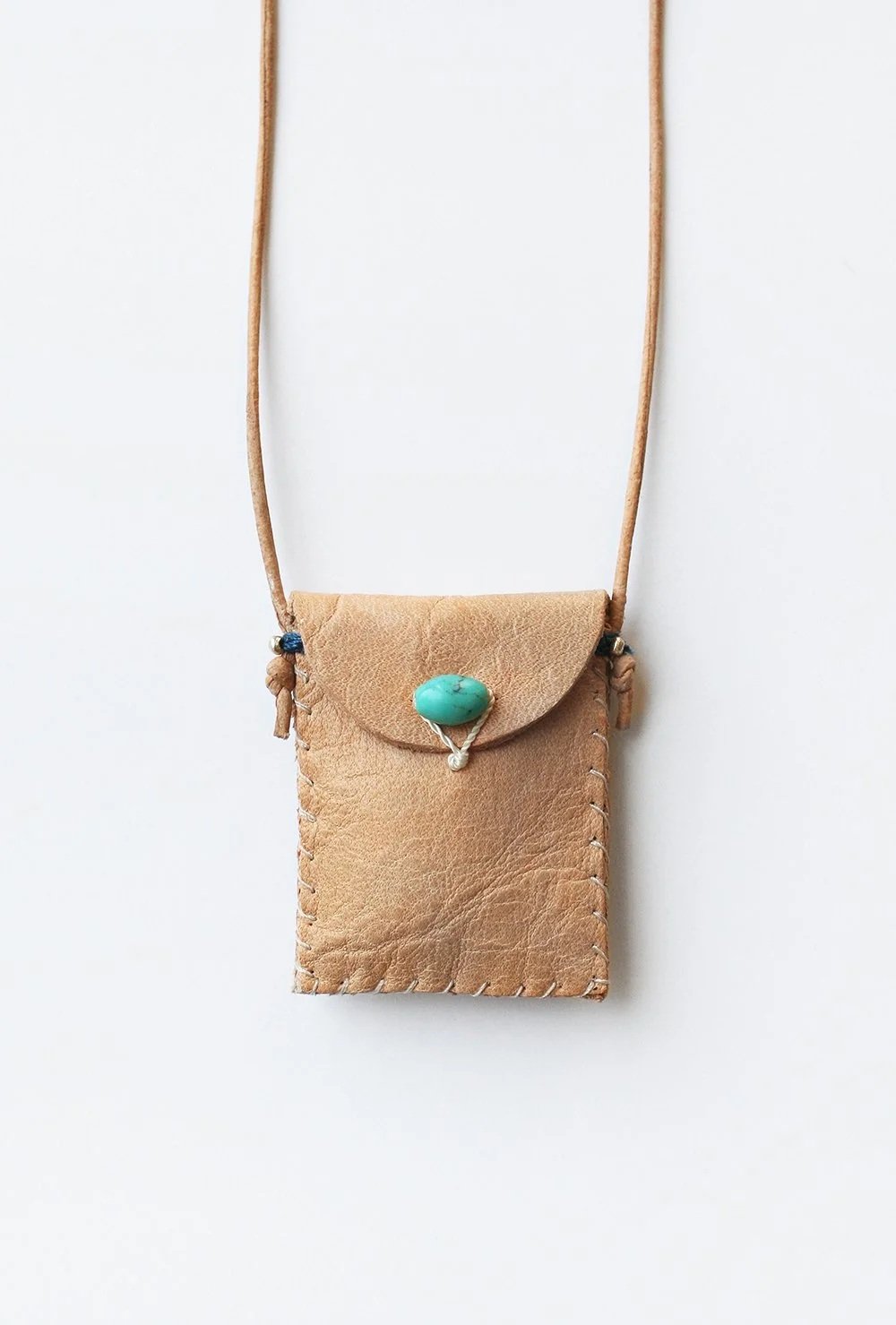 Natural Leather Amulet Pouch