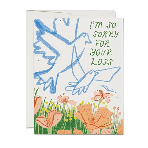 Peaceful Meadow Sympathy Card