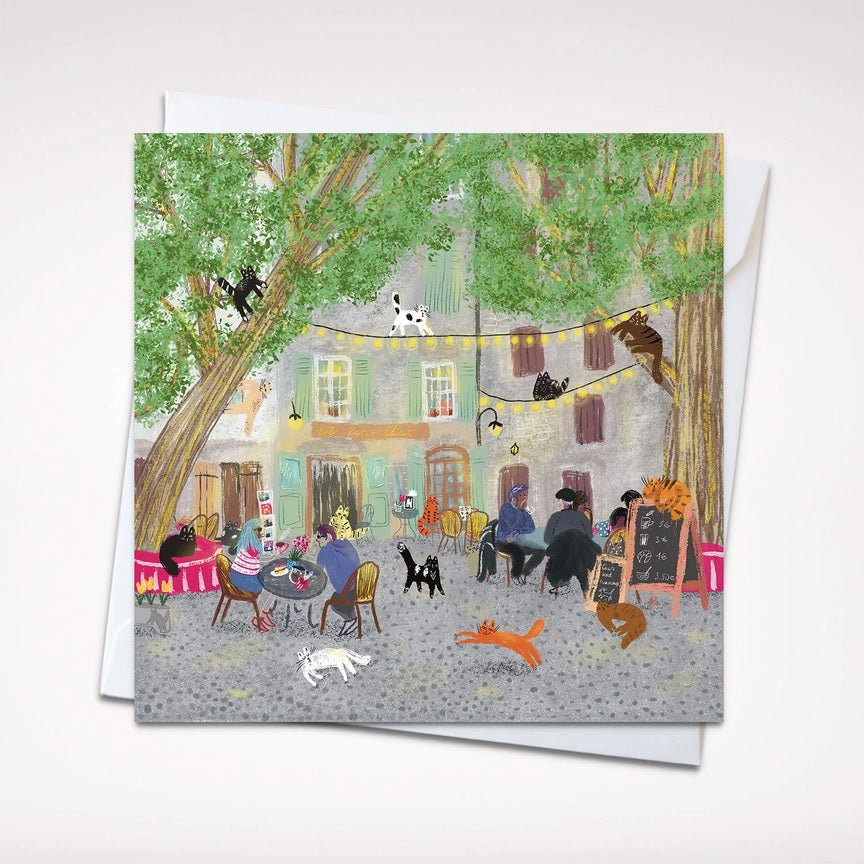 Cats in France Greeting Card