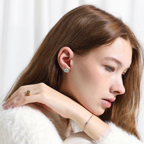 Load image 1 in gallery view. Flower Studs