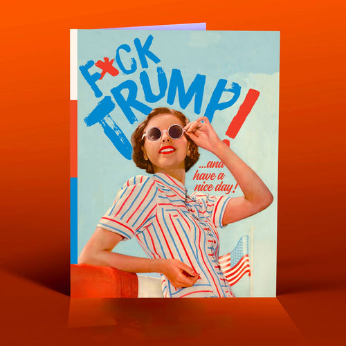 Load image 1 in gallery view. F*ck Trump Card
