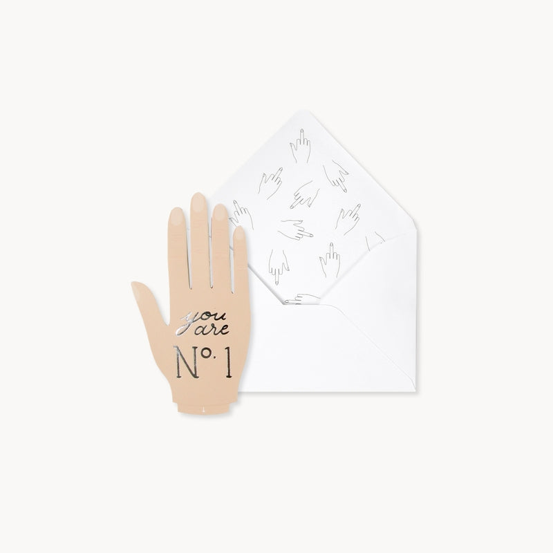 Number One Pop-Up Card UWP Luxe