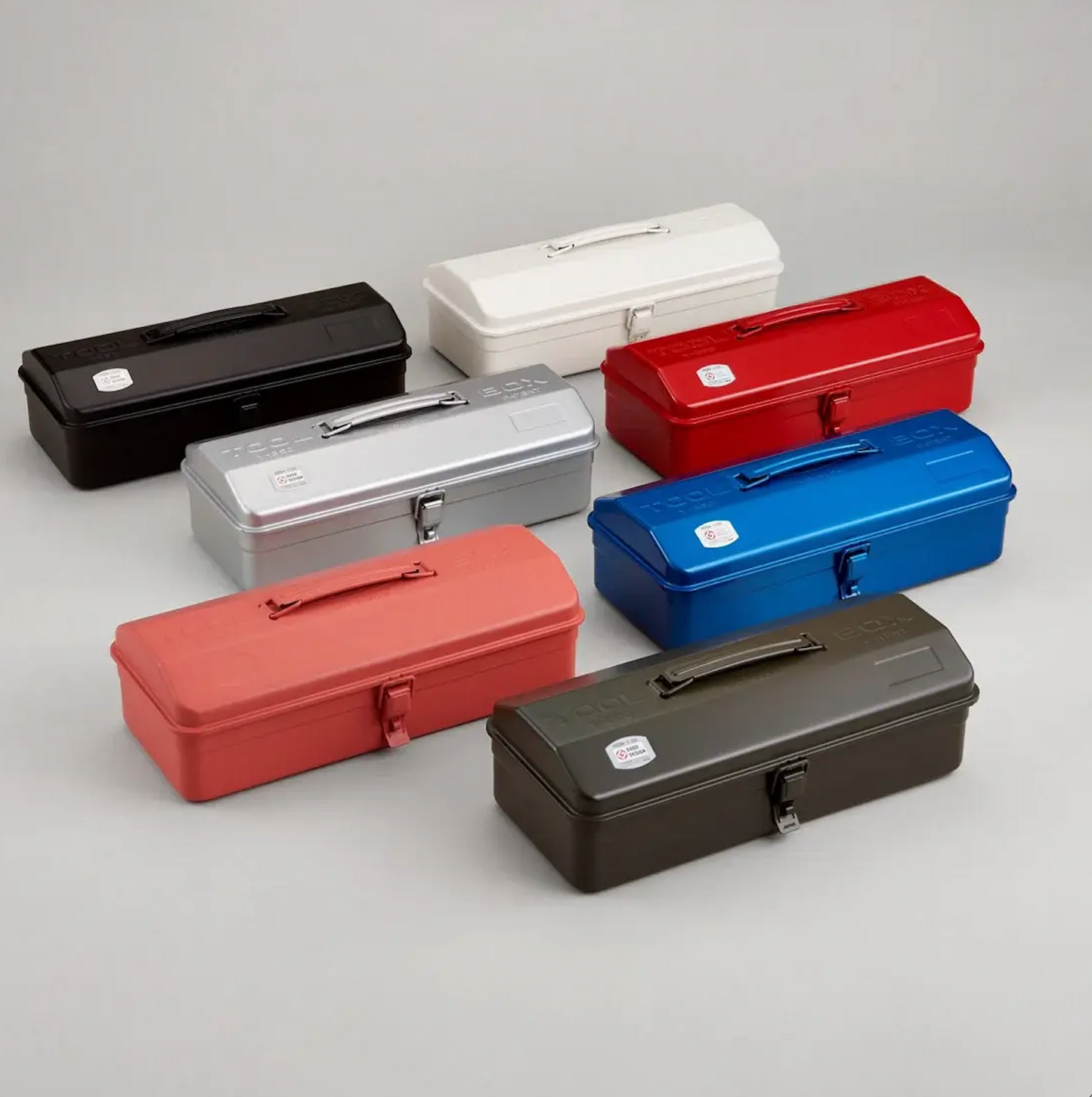 Steel Toolbox with Top Handle and Camber Lid - Y-350