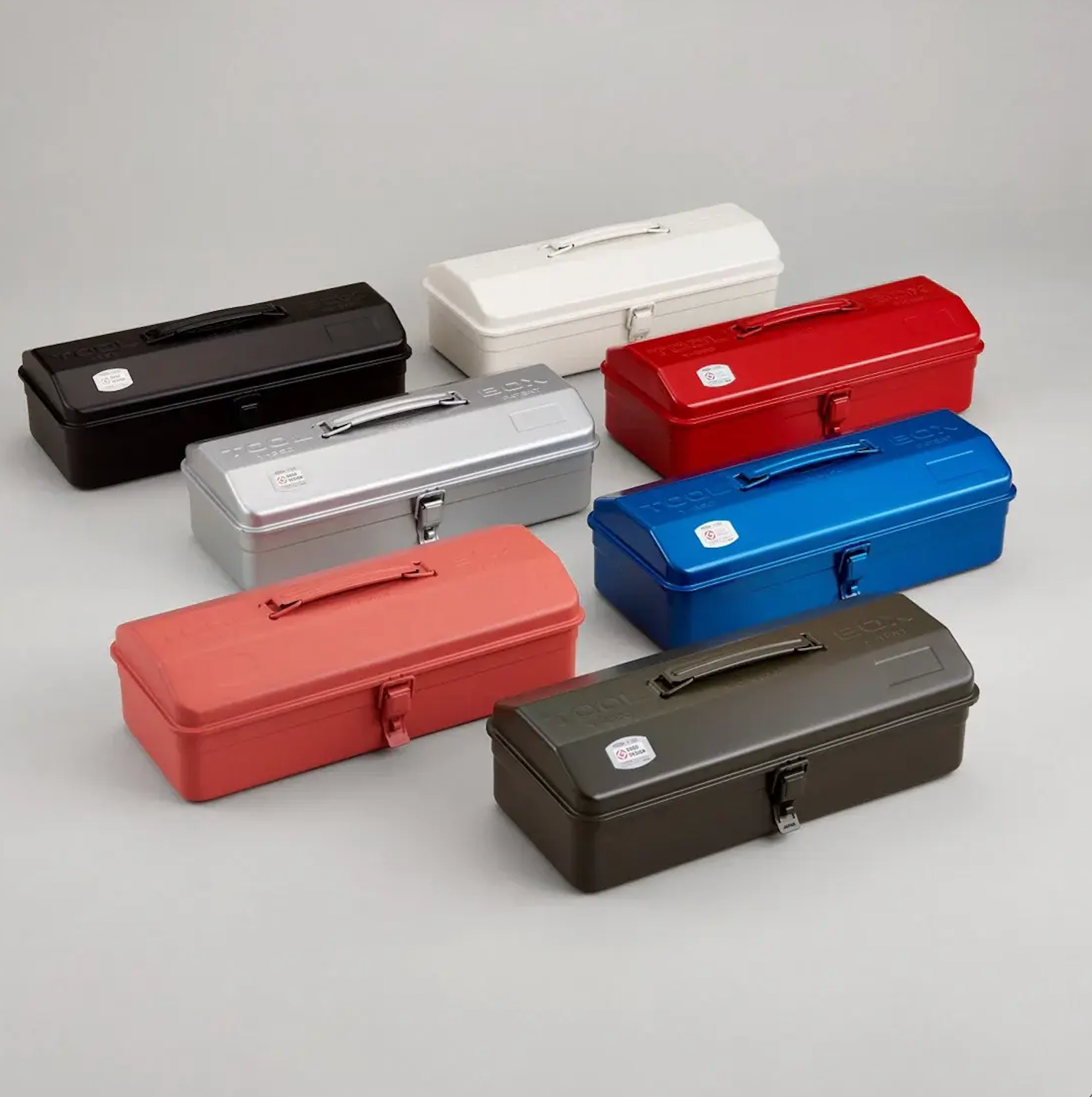 Steel Toolbox with Top Handle and Camber Lid - Y-350